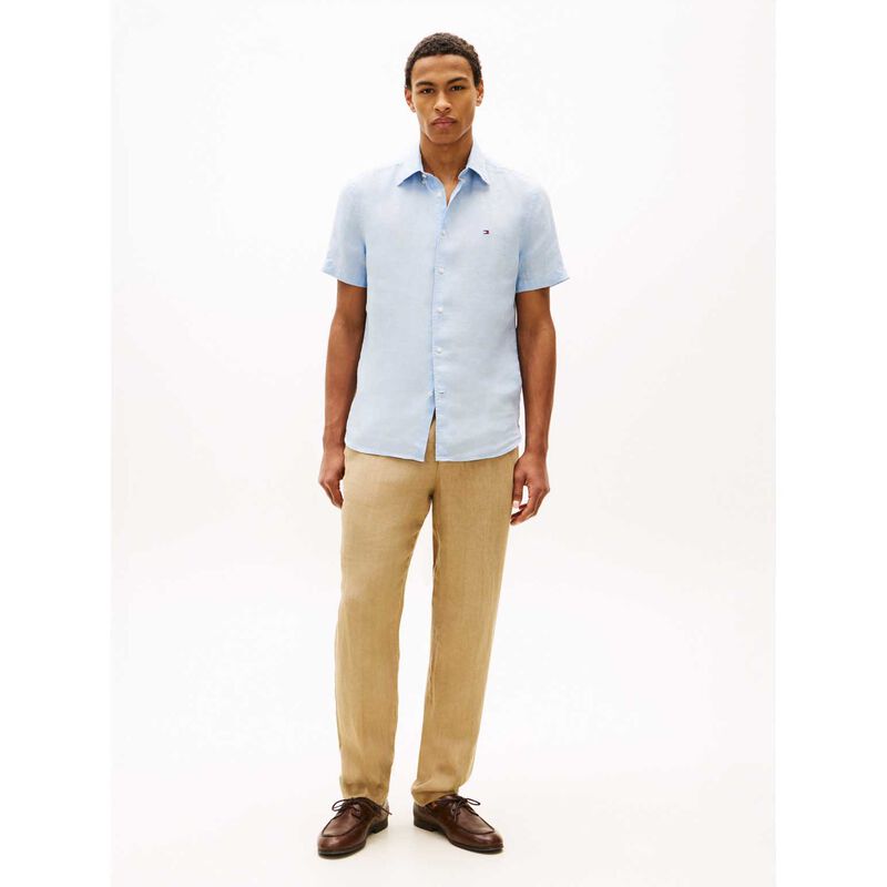 Tommy Hilfiger Pigment Dyed Linen Shirt image number 3
